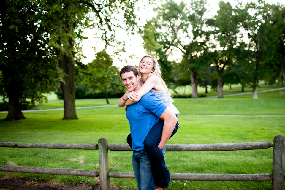 Omaha Elmwood Park Engagement Pictures