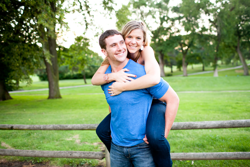 Omaha Elmwood Park Engagement Pictures