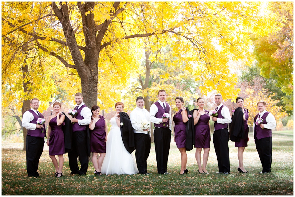 Omaha wedding party