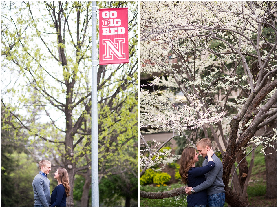 Engagement photos Lincoln East Campus