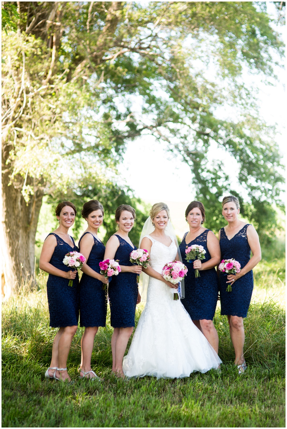 Omaha Wedding Photographers photo of bridesmaids 