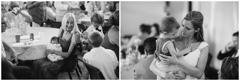 Wedding reception candids