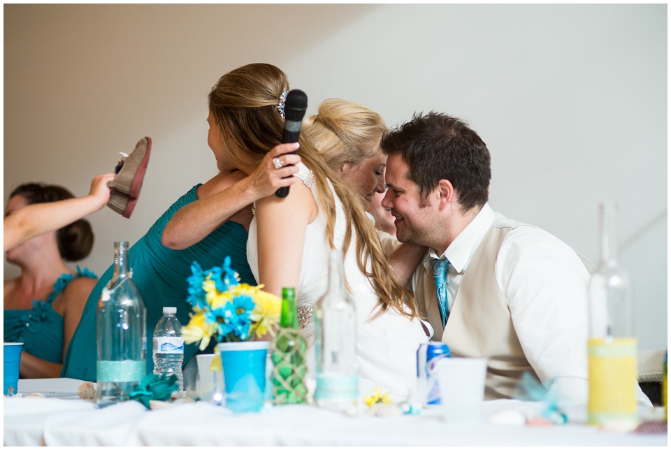 Maid of honor toast at the Living Room